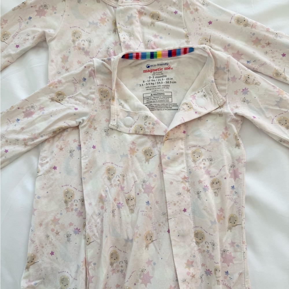 (2) Magnetic Me Modal Footies 0-3 Months